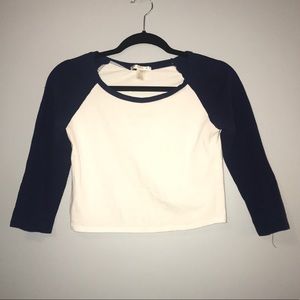 Half Sleeve Crop Top